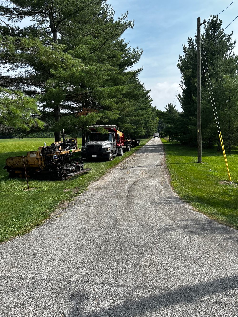 Driveway before asphalt paving by Cardona Asphalt Services