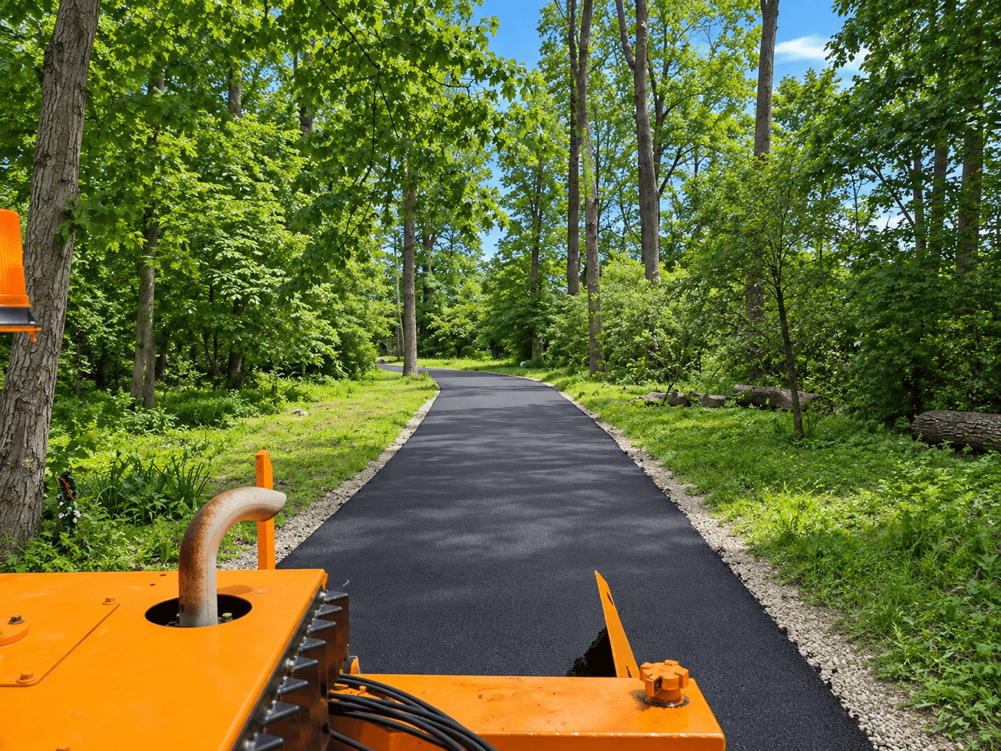 Recent asphalt paving job by Cardona Asphalt Services