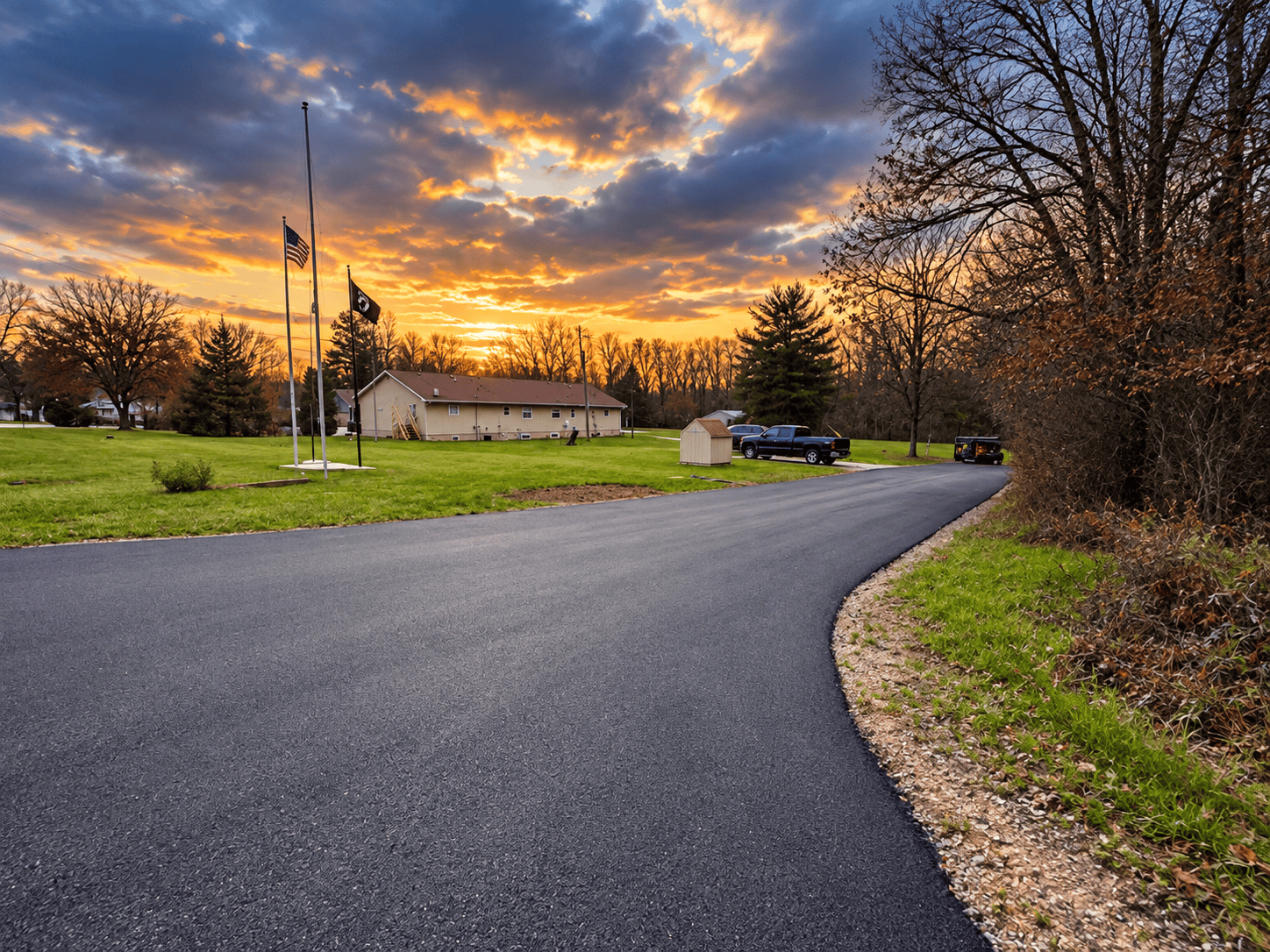Asphalt paving project by Cardona Asphalt Services